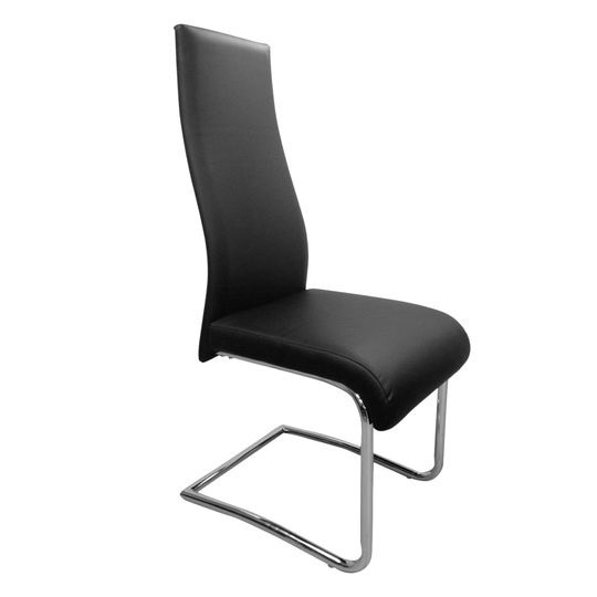 Silla de comedor Italia negro