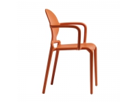 Silla medallon Gio brazos Naranja