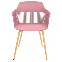 Sillón de diseño Adam polipropileno rosa