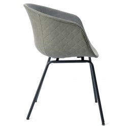 Sillon Andorra similpiel gris