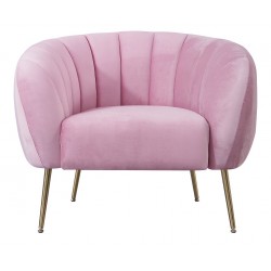 Sillón Zara velvet rosa