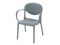 Sillon Patry polipropileno antracita