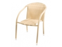 Sillon rattan marfil Remo Toula