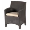 Sillon rattan negro Spring