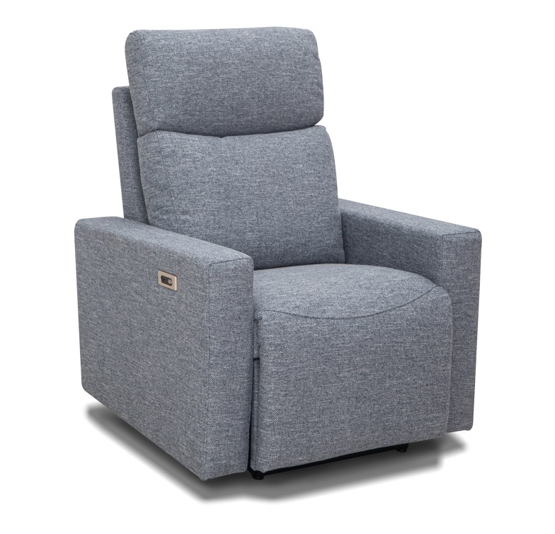 Sillon relax motorizado tela gris malmo