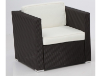 Set rattan chocolate Puerto Rico 4 plazas