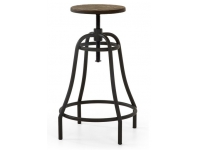 Taburete Bistro vintage elevable grafito